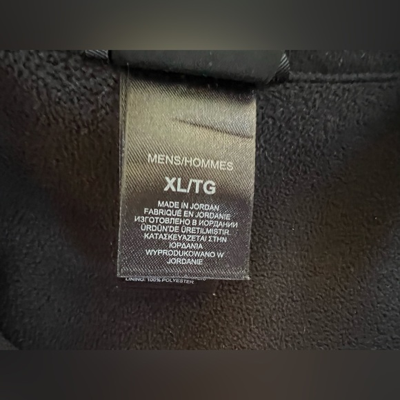 NORTH FACE BLACK FLEECE SWEATSHIRT JACKET SHELL FULL ZIP XL - Picture 7 of 8